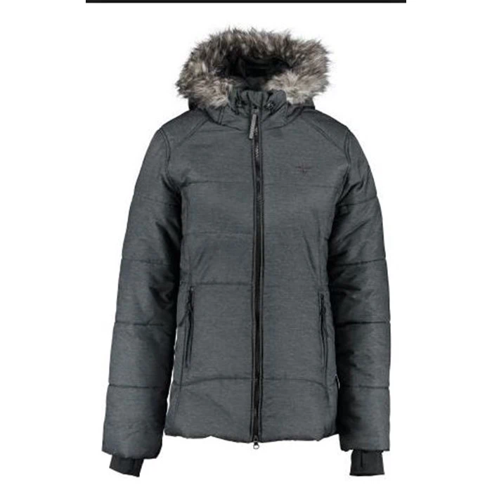 Hummel dame jakke mørk grå small